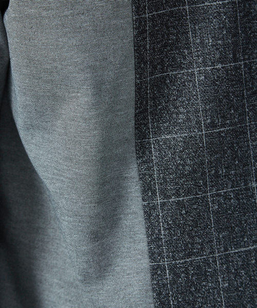 ABAHOUSE GRAY(アバハウスグレイ)の「【展開店舗限定/セットアップ対応】CASTELLO11 ポンチ切替 プルオーバー パーカー(パーカー・メンズ・グレー/ダークネイビー・46/48)」の9枚目の写真