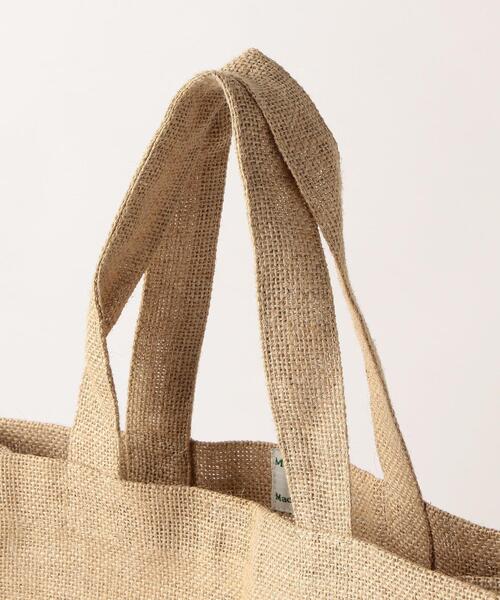 THE STATION STORE（ザ ステーション ストア）の「＜Maison Bengal＞ジュート プリント エコバッグ（エコバッグ/サブバッグ・レディース・ブラック/ナチュラル・FREE）」の5枚目の写真