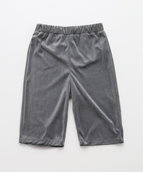 JOINT WORKS(ジョイントワークス)の「J-ベロアショートレギンス(その他パンツ・レディース・チャコールグレー/グリーン・FREE)」の2枚目の写真
