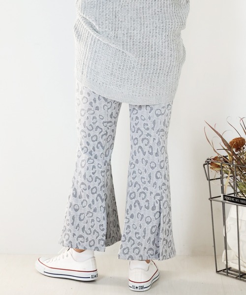 ARCANUM DESIGN（アルカナムデザイン）の「ARL ヒョウ柄ジャガードフレアーパンツ（その他パンツ・レディース・ブラック/グレー・S/M）」の14枚目の写真