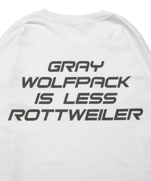 ROTTWEILER（ロットワイラー）の「W.P L/S TEE（Tシャツ/カットソー・メンズ・ホワイト/ブラック・S/M/L/XL）」の3枚目の写真