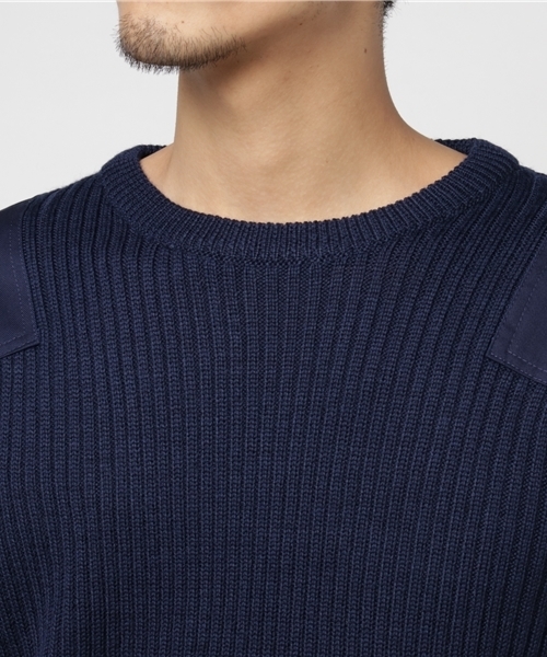 HOUSTON（ヒューストン）の「【HOUSTON】コマンドセーター（ニット/セーター・メンズ・ネイビー/ブラック/オリーブドラブ/チャコール/その他・LARGE/MEDIUM/X-LARGE）」の10枚目の写真