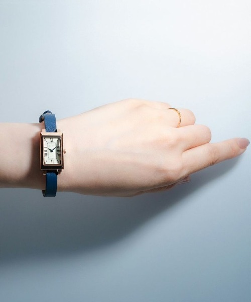 MATOW(マトウ)の「※入荷禁止「MATOW/マトウ」SHIKI SQUARE ローズゴールド(アナログ腕時計・レディース・ブラウン/ブルー/ネイビー/レッド/グレー/ピンク/ブラック/ホワイト・FREE)」の21枚目の写真
