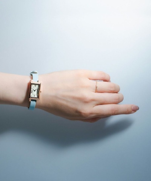 MATOW(マトウ)の「※入荷禁止「MATOW/マトウ」SHIKI SQUARE ローズゴールド(アナログ腕時計・レディース・ブラウン/ブルー/ネイビー/レッド/グレー/ピンク/ブラック/ホワイト・FREE)」の19枚目の写真