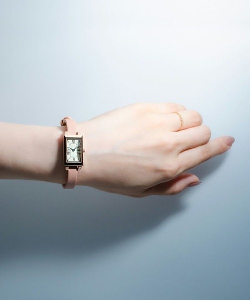 MATOW(マトウ)の「※入荷禁止「MATOW/マトウ」SHIKI SQUARE ローズゴールド(アナログ腕時計・レディース・ブラウン/ブルー/ネイビー/レッド/グレー/ピンク/ブラック/ホワイト・FREE)」の17枚目の写真