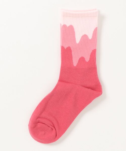 「kakko」（カッコ）の「レディース グラデーションカラー クルーソックス靴下（ソックス/靴下・レディース・A/B/C/D/E/F/G/H/I/J/K・FREE）」の12枚目の写真