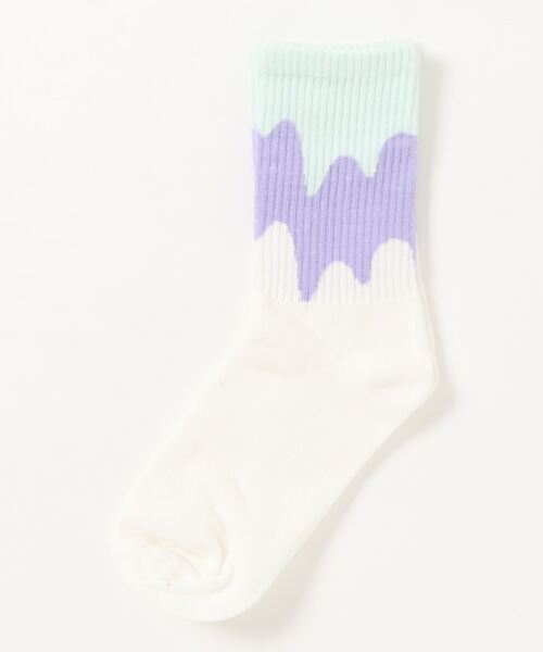 「kakko」（カッコ）の「レディース グラデーションカラー クルーソックス靴下（ソックス/靴下・レディース・A/B/C/D/E/F/G/H/I/J/K・FREE）」の19枚目の写真