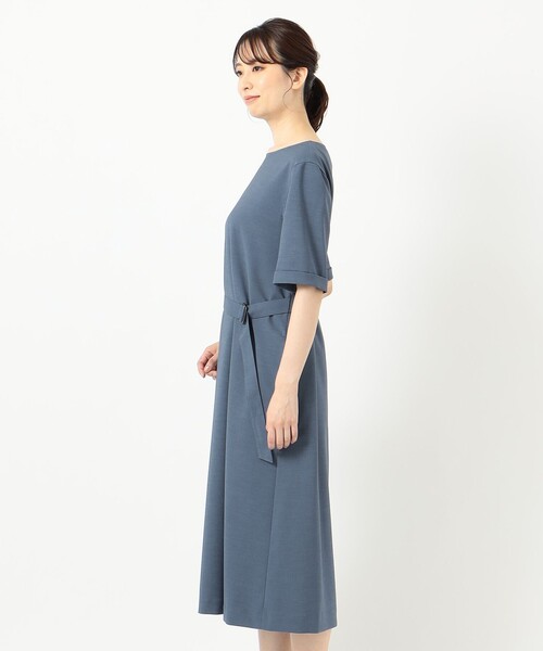 J.PRESS(ジェイプレス)の「【洗える】ドライタッチツイルストレッチ ワンピース(ワンピース・レディース・ブラック系/ブラウン系/ダルブルー系・T13/T15)」の11枚目の写真