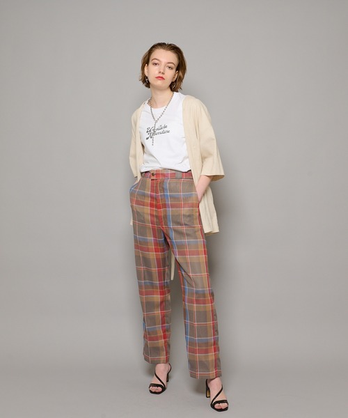 CIAOPANIC(チャオパニック)の「リネン混ベルテッドガウン(ブルゾン・レディース・ブラウン/カーキ/アイボリー・FREE)」の16枚目の写真