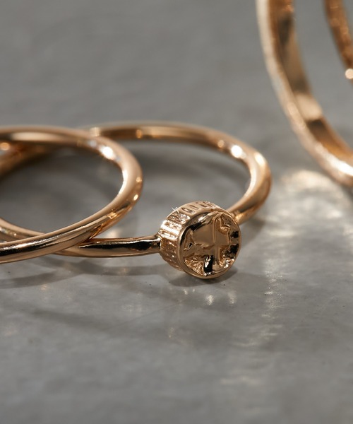 Chico（チコ）の「コインリング5点セット（リング・レディース・シルバー/ゴールド・FREE）」の5枚目の写真