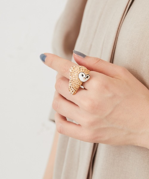 NACH(ナッシュ)の「(WEB限定)【NACH(ナッシュ)】 フクロウリング(リング・レディース・ゴールド・FREE)」の6枚目の写真