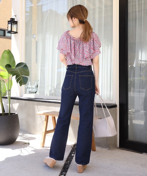 one after another NICE CLAUP（ワンアフターアナザーナイスクラップ）の「フリルボリュームブラウス（シャツ/ブラウス・レディース・グレー/オフホワイト/ラベンダー/ホワイト系その他/ピンク系その他・FREE）」の12枚目の写真