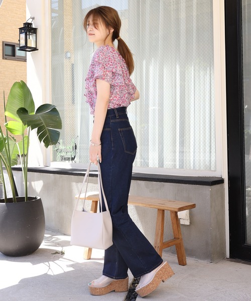 one after another NICE CLAUP（ワンアフターアナザーナイスクラップ）の「フリルボリュームブラウス（シャツ/ブラウス・レディース・グレー/オフホワイト/ラベンダー/ホワイト系その他/ピンク系その他・FREE）」の11枚目の写真