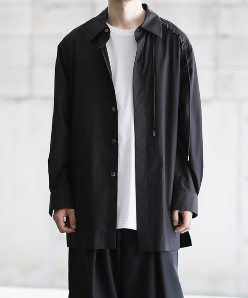 『KAZUYUKI KUMAGAI』カズユキクマガイ (3) グラフィックシャツ 新品未使用 KAZUYUKI KUMAGAI シャンブレーシャツ BLACK 3