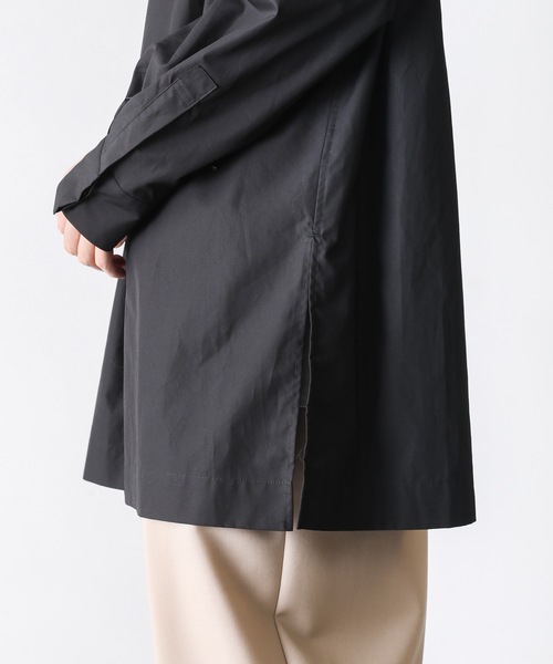 KAZUYUKI KUMAGAI ATTACHMENT（カズユキクマガイアタッチメント）の「105/2 FINXシャトルウェザー L/S レースアップシャツ（シャツ/ブラウス・メンズ・ブラック/ブルー・2/3/1）」の12枚目の写真