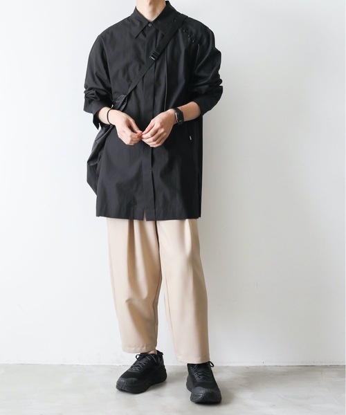 『KAZUYUKI KUMAGAI』カズユキクマガイ (3) グラフィックシャツ 新品未使用 KAZUYUKI KUMAGAI シャンブレーシャツ BLACK 3