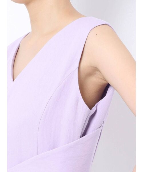 LAGUNAMOON（ラグナムーン）の「2WAYウエストマークワンピース（ワンピース・レディース・ダークブラウン/ベージュ/ラベンダー・SMALL/MEDIUM）」の9枚目の写真