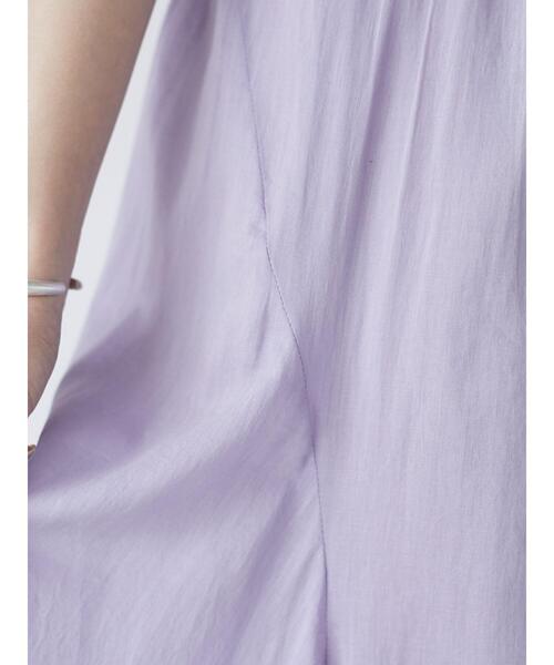 Green　Parks（グリーンパークス）の「Iコットンボイルスカート＊（スカート・レディース・ブラック/ブルー/グリーン/グレイッシュベージュ/オフホワイト/オレンジ/その他6/パープル・FREE）」の15枚目の写真