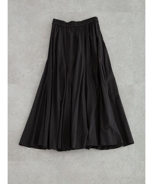 Green　Parks（グリーンパークス）の「Iコットンボイルスカート＊（スカート・レディース・ブラック/ブルー/グリーン/グレイッシュベージュ/オフホワイト/オレンジ/その他6/パープル・FREE）」の3枚目の写真