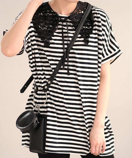 ANDJ(アンドジェイ)の「リングハンドショルダーポーチバッグ(ショルダーバッグ・レディース・ブラック/オレンジ/アイボリー/ブルーグレー・M)」の17枚目の写真