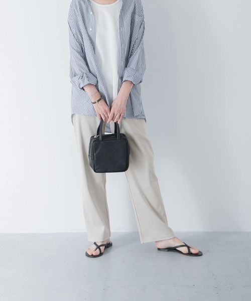 かぐれ（カグレ）の「コットンカットイージーパンツ（その他パンツ・レディース・ベージュ/ライトグレー・FREE）」の2枚目の写真