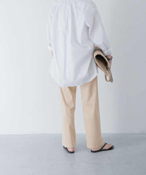 かぐれ（カグレ）の「コットンカットイージーパンツ（その他パンツ・レディース・ベージュ/ライトグレー・FREE）」の9枚目の写真