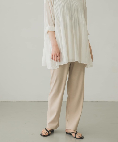 かぐれ（カグレ）の「コットンカットイージーパンツ（その他パンツ・レディース・ベージュ/ライトグレー・FREE）」の12枚目の写真
