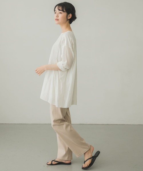 かぐれ（カグレ）の「コットンカットイージーパンツ（その他パンツ・レディース・ベージュ/ライトグレー・FREE）」の18枚目の写真