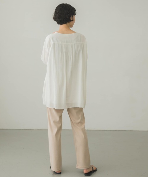 かぐれ（カグレ）の「コットンカットイージーパンツ（その他パンツ・レディース・ベージュ/ライトグレー・FREE）」の19枚目の写真