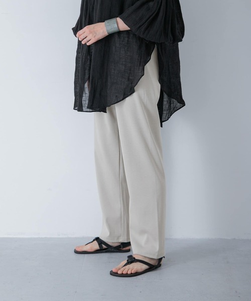 かぐれ（カグレ）の「コットンカットイージーパンツ（その他パンツ・レディース・ベージュ/ライトグレー・FREE）」の3枚目の写真