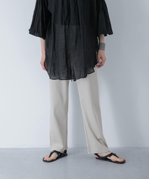 かぐれ（カグレ）の「コットンカットイージーパンツ（その他パンツ・レディース・ベージュ/ライトグレー・FREE）」の4枚目の写真
