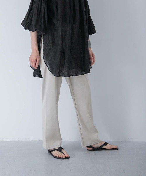かぐれ（カグレ）の「コットンカットイージーパンツ（その他パンツ・レディース・ベージュ/ライトグレー・FREE）」の5枚目の写真