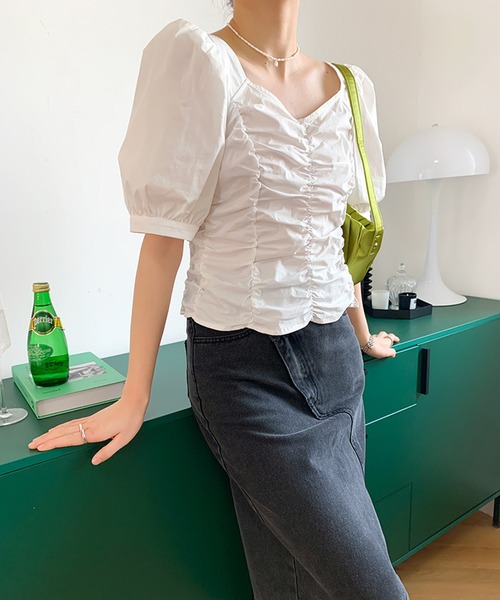 あわ袖かわいいブラウス シャツ ブラウス Aimoha アイモハ のファッション通販 Zozotown