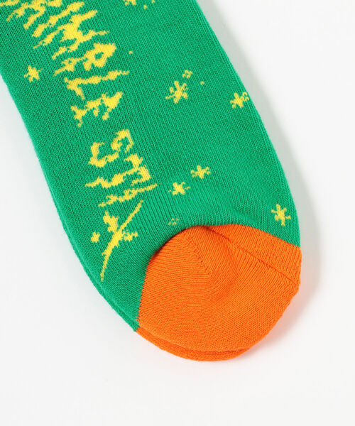 ANTI HERO（アンタイヒーロー）の「ANTI HERO / Grimple Stix Dust Socks（ソックス/靴下・メンズ・パープル/グリーン・ONE SIZE）」の4枚目の写真