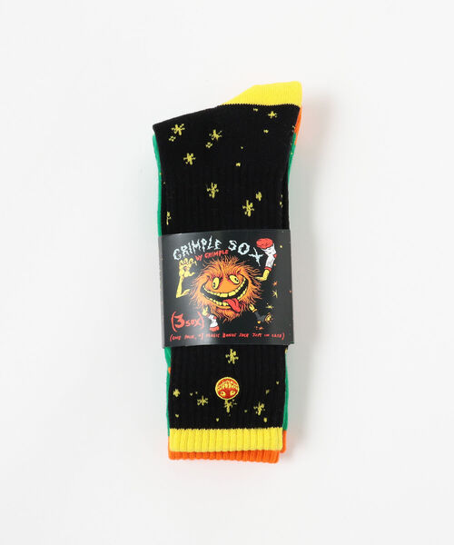 ANTI HERO（アンタイヒーロー）の「ANTI HERO / Grimple Stix Dust Socks（ソックス/靴下・メンズ・パープル/グリーン・ONE SIZE）」の7枚目の写真