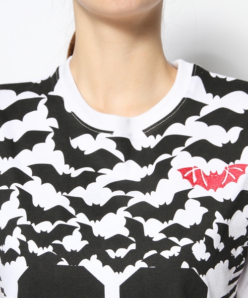 DANCE LB-03（ダンス エルビー・ゼロスリー）の「 バットPT Tシャツ（Tシャツ/カットソー・レディース・ホワイト系/ブラック系・FREE）」の3枚目の写真