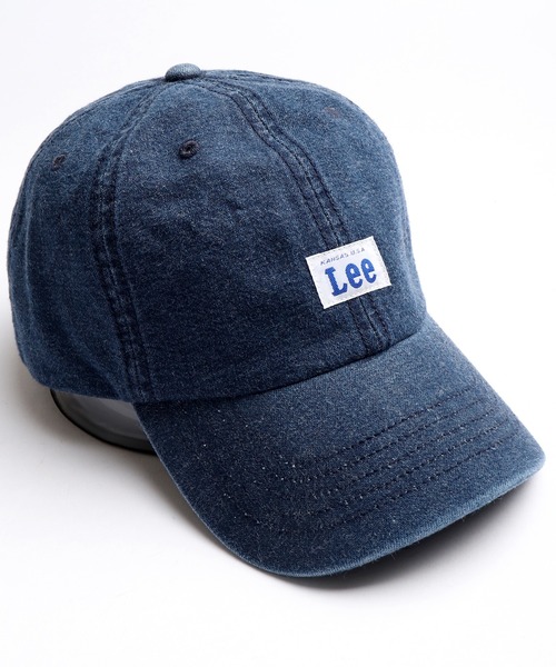 Lee(リー)の「Lee LOW CAP DENIM ローキャップ デニム(キャップ・メンズ・ブルー系その他/ブルー/ライトブルー/ブラック/ストライプ・FREE)」の4枚目の写真