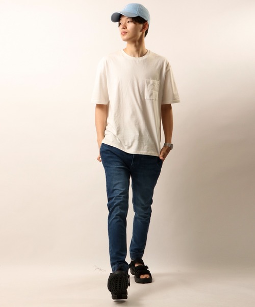 Lee(リー)の「Lee LOW CAP DENIM ローキャップ デニム(キャップ・メンズ・ブルー系その他/ブルー/ライトブルー/ブラック/ストライプ・FREE)」の15枚目の写真