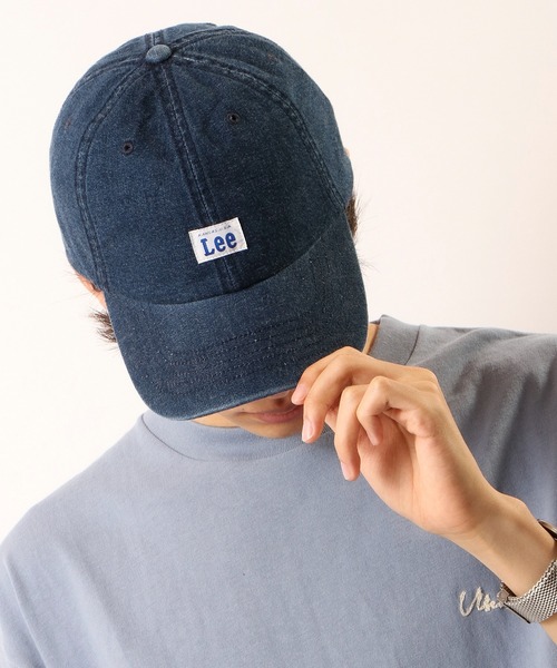 Lee(リー)の「Lee LOW CAP DENIM ローキャップ デニム(キャップ・メンズ・ブルー系その他/ブルー/ライトブルー/ブラック/ストライプ・FREE)」の6枚目の写真