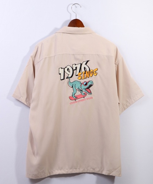 VISION STREET WEAR（ヴィジョンストリートウェア）の「【VISION STREET WEAR】恐竜刺繍シャツ（シャツ/ブラウス・メンズ・ブラック/サックスブルー/アイボリー・M/L）」の18枚目の写真