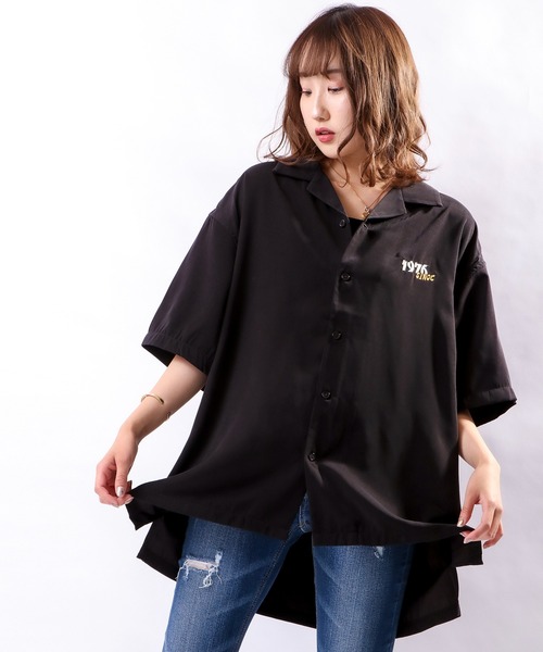 VISION STREET WEAR（ヴィジョンストリートウェア）の「【VISION STREET WEAR】恐竜刺繍シャツ（シャツ/ブラウス・メンズ・ブラック/サックスブルー/アイボリー・M/L）」の7枚目の写真