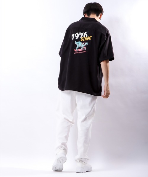 VISION STREET WEAR（ヴィジョンストリートウェア）の「【VISION STREET WEAR】恐竜刺繍シャツ（シャツ/ブラウス・メンズ・ブラック/サックスブルー/アイボリー・M/L）」の16枚目の写真