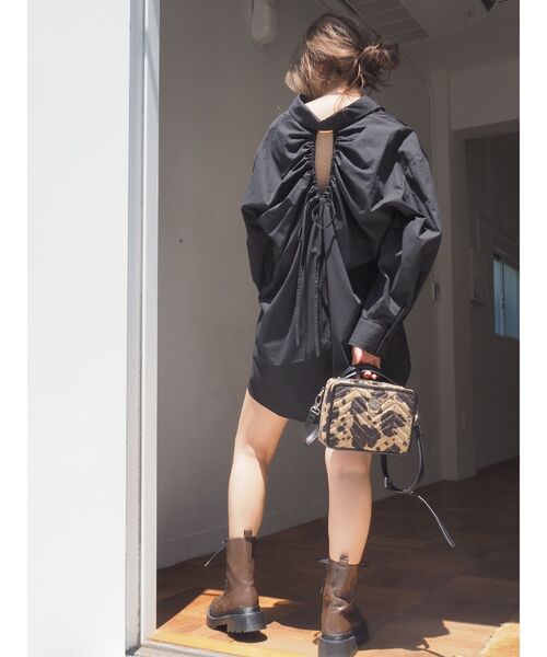 EVRIS（エヴリス）の「レースアップインソールワークブーツ（ブーツ・レディース・ブラック/ブラウン/その他1・SMALL/MEDIUM/LARGE）」の12枚目の写真