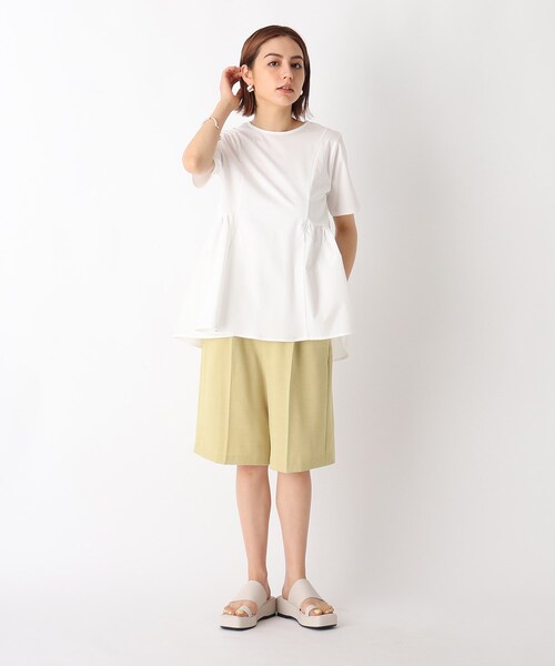 OPAQUE.CLIP（オペークドットクリップ）の「◆プラットフォームサムリングサンダル（サンダル・レディース・ブラック/オフホワイト・03/02）」の3枚目の写真