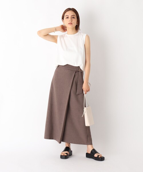 OPAQUE.CLIP（オペークドットクリップ）の「◆プラットフォームサムリングサンダル（サンダル・レディース・ブラック/オフホワイト・03/02）」の7枚目の写真