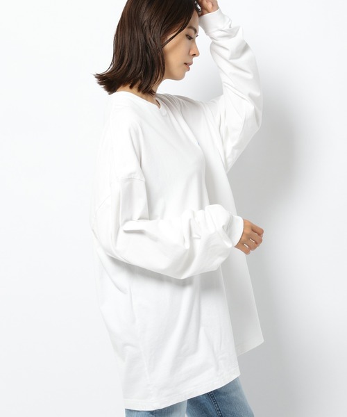 GOOD ROCK SPEED（グッドロックスピード）の「GOOD ROCK SPEED / ロゴロングスリーブカットソー（Tシャツ/カットソー・レディース・ホワイト/グレー/グリーン・フリー）」の16枚目の写真