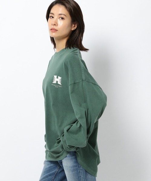 GOOD ROCK SPEED（グッドロックスピード）の「GOOD ROCK SPEED / ロゴロングスリーブカットソー（Tシャツ/カットソー・レディース・ホワイト/グレー/グリーン・フリー）」の20枚目の写真