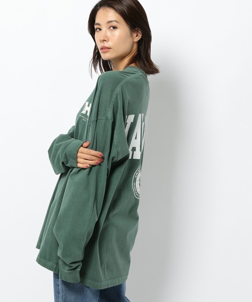 GOOD ROCK SPEED（グッドロックスピード）の「GOOD ROCK SPEED / ロゴロングスリーブカットソー（Tシャツ/カットソー・レディース・ホワイト/グレー/グリーン・フリー）」の9枚目の写真