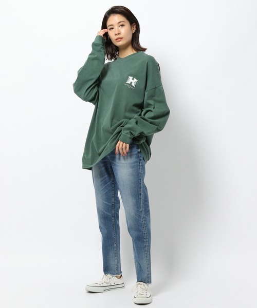 GOOD ROCK SPEED（グッドロックスピード）の「GOOD ROCK SPEED / ロゴロングスリーブカットソー（Tシャツ/カットソー・レディース・ホワイト/グレー/グリーン・フリー）」の15枚目の写真