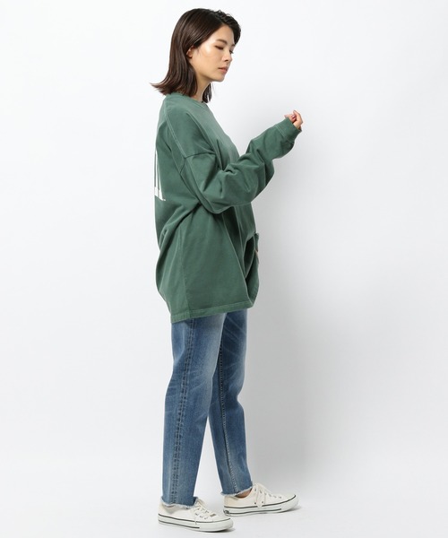 GOOD ROCK SPEED（グッドロックスピード）の「GOOD ROCK SPEED / ロゴロングスリーブカットソー（Tシャツ/カットソー・レディース・ホワイト/グレー/グリーン・フリー）」の5枚目の写真